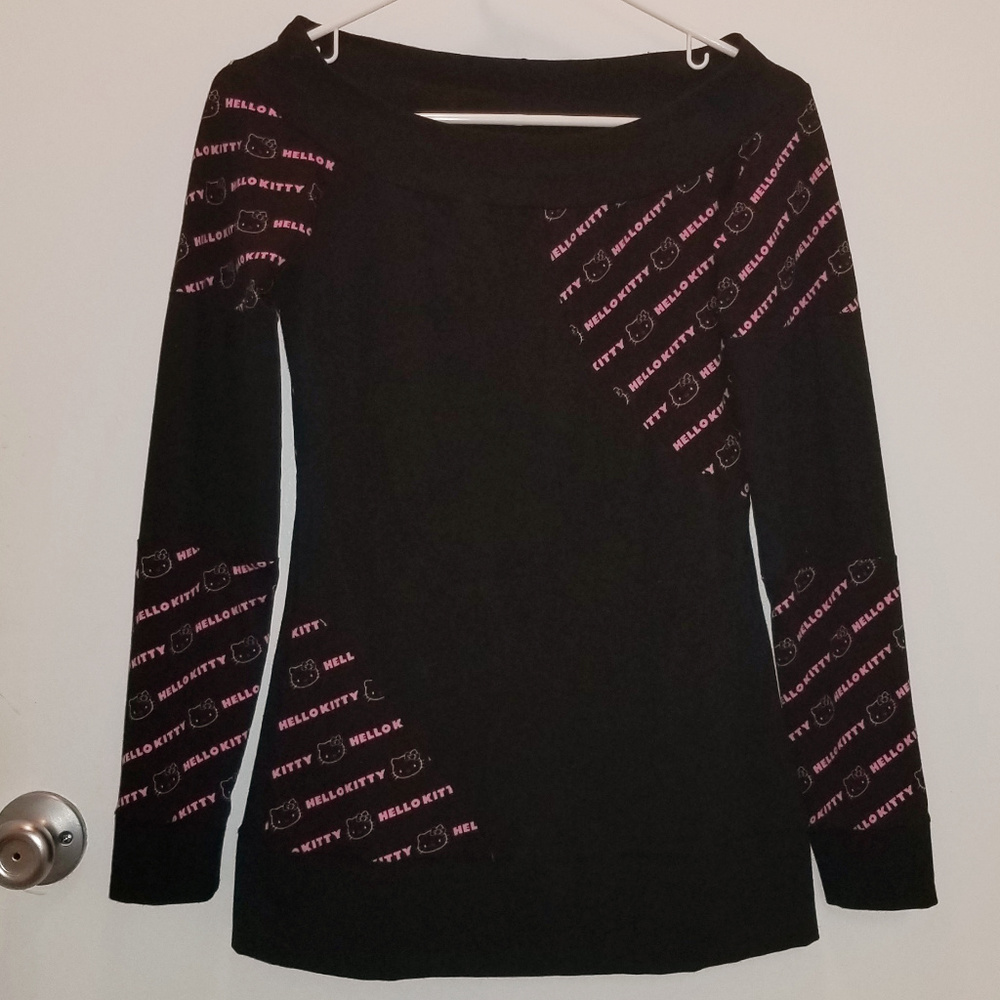 Hello Kitty Off The Shoulder Tunic Top